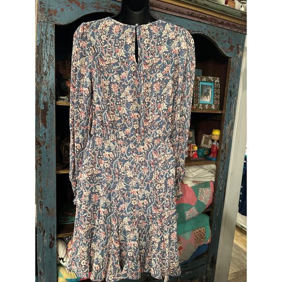 VERONICA BEARD $648 GARA FLORAL PLEATED MINIDRESS 2 - Picture 2 of 11